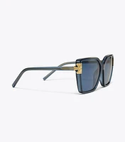 Eleanor Oversized Cat-Eye Sunglasses