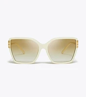 Eleanor Oversized Cat-Eye Sunglasses