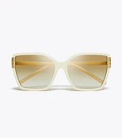 Eleanor Oversized Cat-Eye Sunglasses