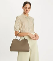 Eleanor Pebbled Satchel