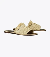 Eleanor Raffia Slide