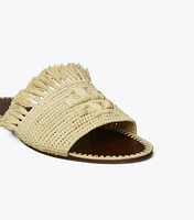 Eleanor Raffia Slide