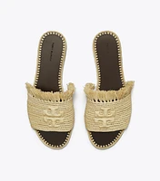 Eleanor Raffia Slide