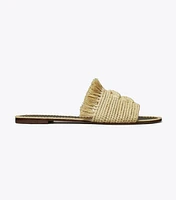 Eleanor Raffia Slide