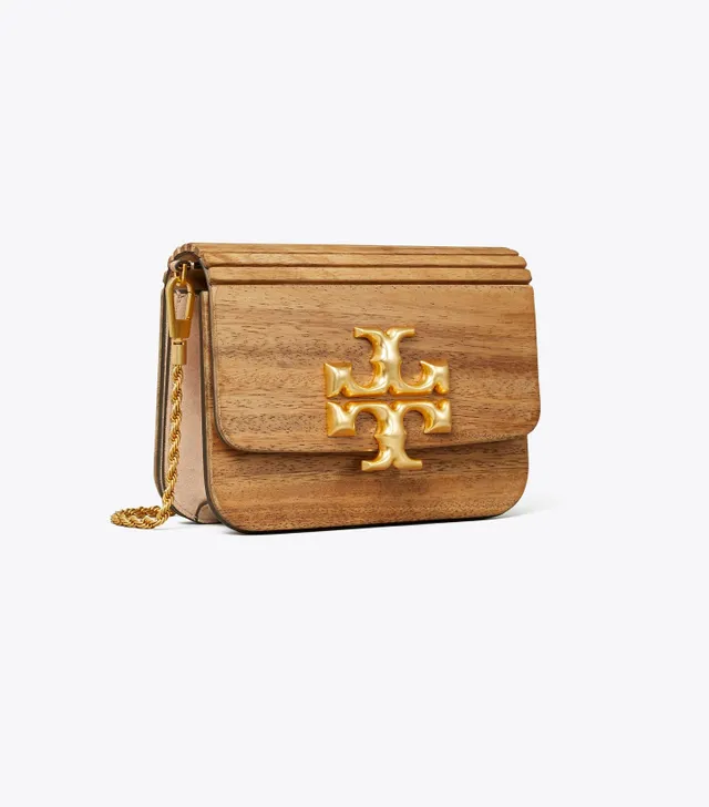 Tory Burch Eleanor Small Wood Convertible Shoulder Bag