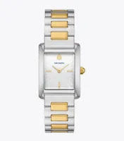Eleanor Watch, Two-Tone Gold/Stainless Steel, 25 x 36 MM