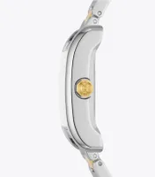 Eleanor Watch, Two-Tone Gold/Stainless Steel, 25 x 36 MM