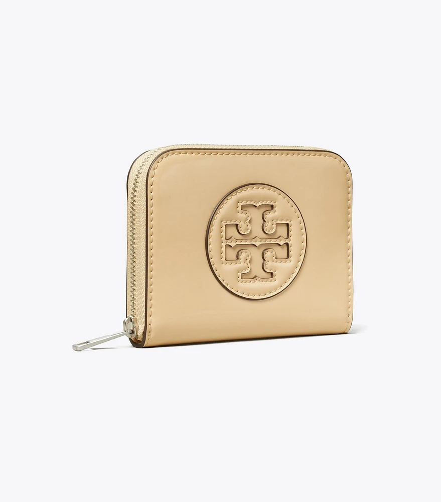 Ella Bio Patent Small Zip Wallet