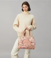 Ella Brocade Mini Puffer Tote