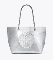 Ella Chain Metallic Tote