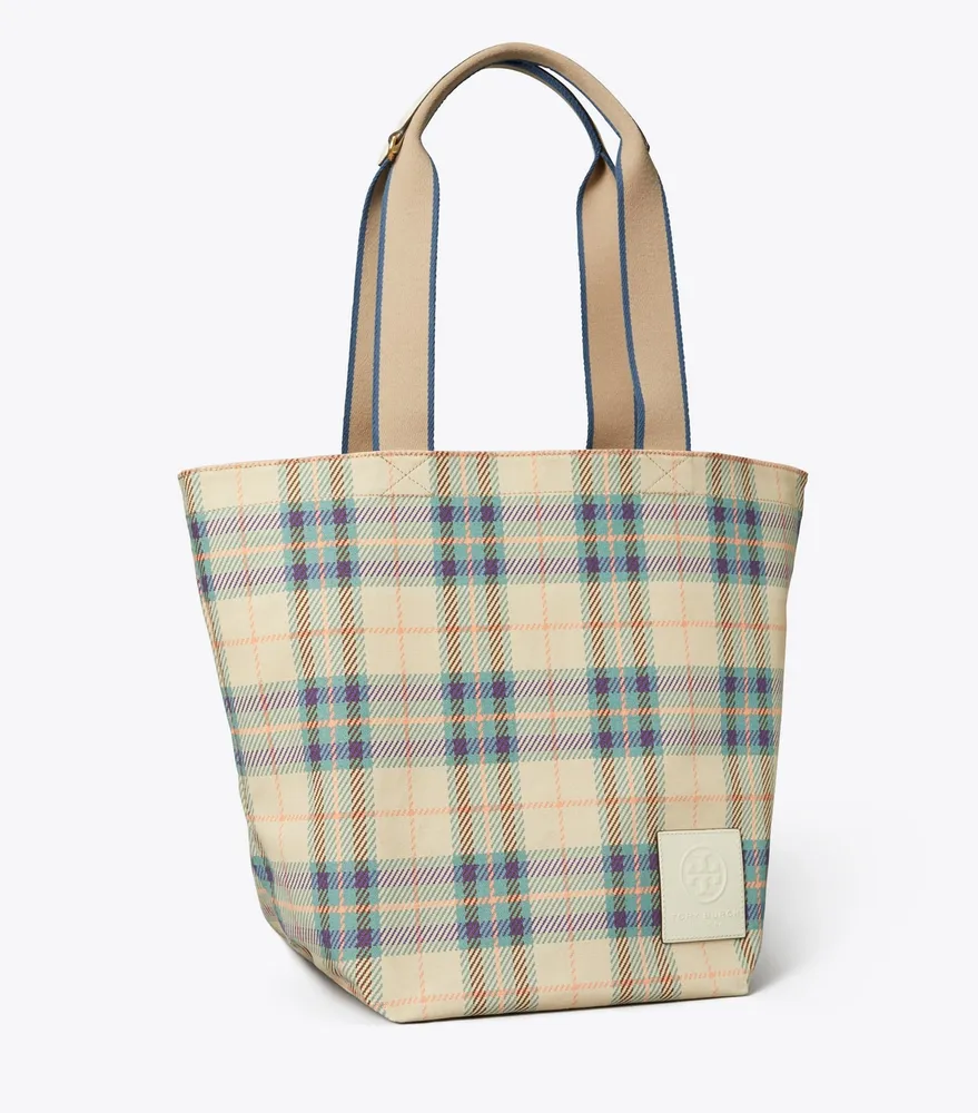 Ella patch canvas tote