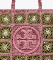 Ella Floral Crochet Tote