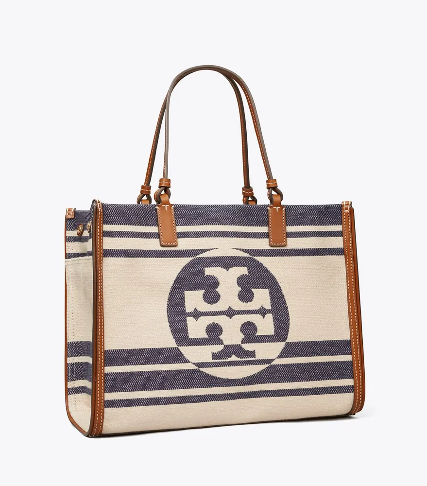 Tory Burch Perry Mini Striped North-South Tote Bag
