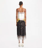 Embellished Slip Skirt