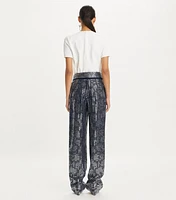 Embellished Viscose Pant