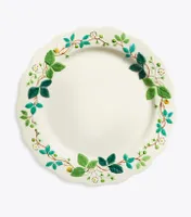 Embossed Flower Dinner Plate, Set of 2