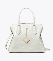 Embossed Swing Satchel