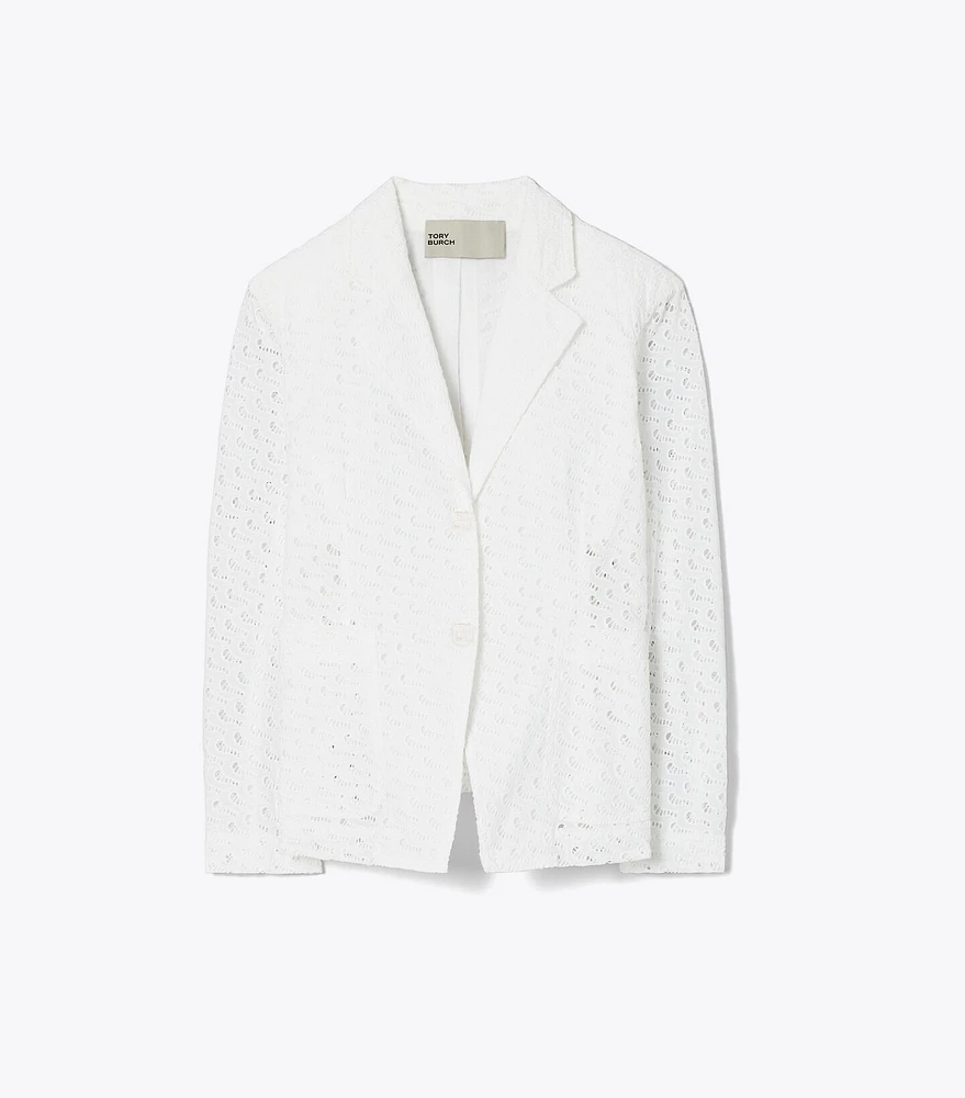 Embroidered Broderie Anglaise Jacket