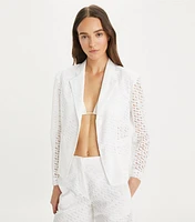 Embroidered Broderie Anglaise Jacket