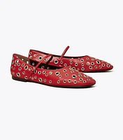 Eyelet Mary Jane Ballet