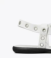 Eyelet Toe-Ring Sandal