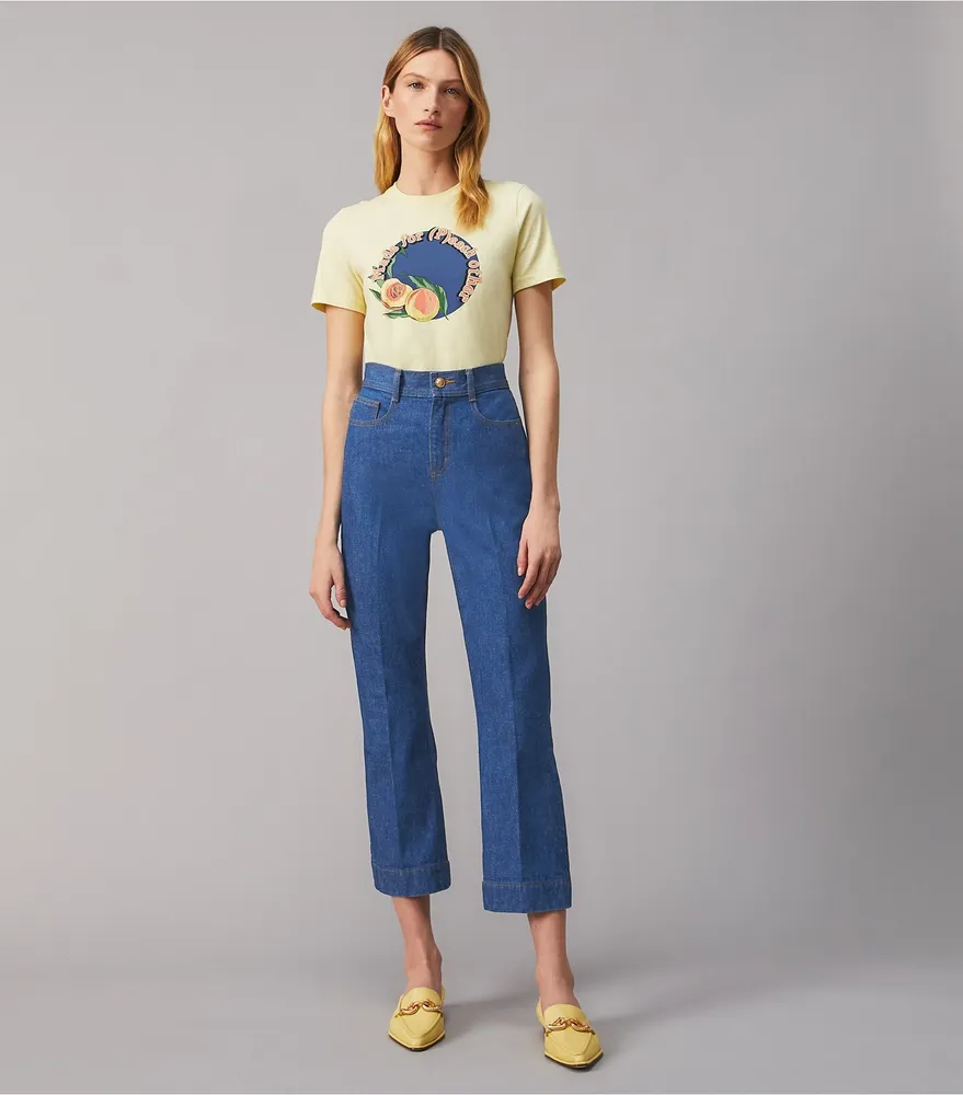 Flared Denim Pant