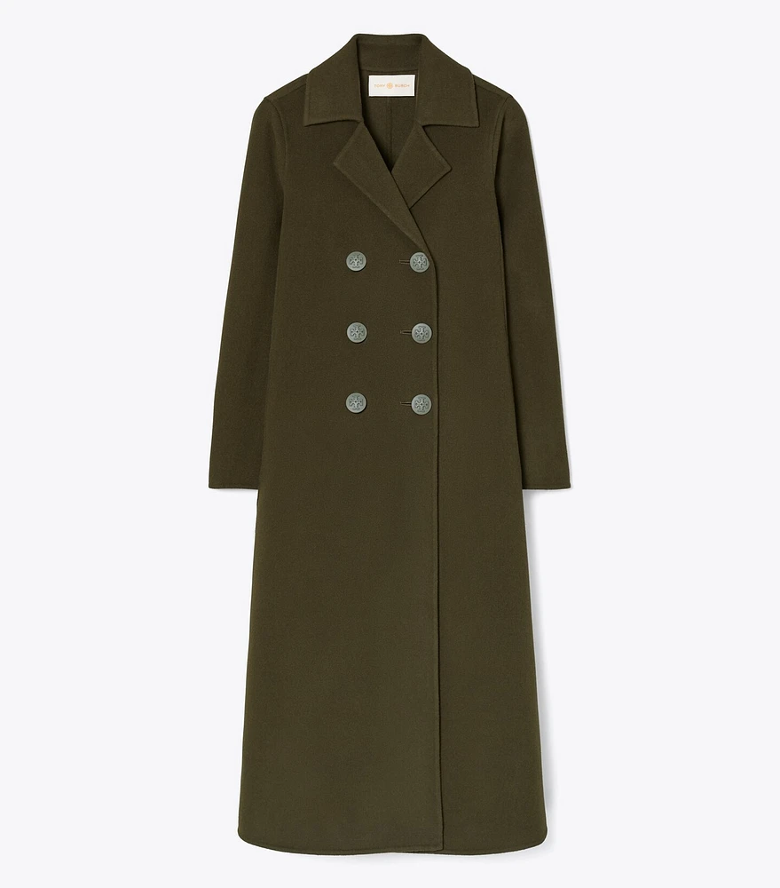 Flared Wool Coat