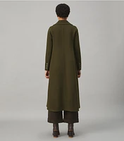 Flared Wool Coat