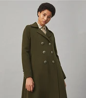 Flared Wool Coat