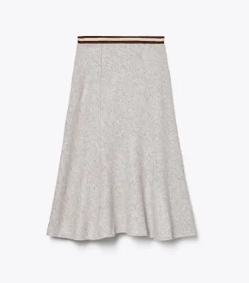 Flared Wool Skirt