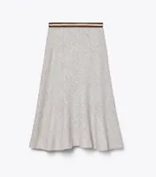 Flared Wool Skirt