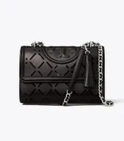 Fleming Diamond Perforated Convertible Shoulder Bag