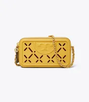 Fleming Diamond Perforated Double-Zip Mini Bag