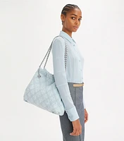 Fleming Soft Denim Hobo Bag