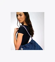 Fleming Soft Denim Hobo Bag