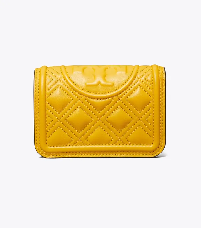 Tory Burch - Fleming Soft Wallet Crossbody - Arctic