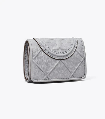 Fleming Soft Polished-Grain Small Flap Wallet