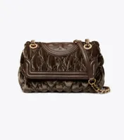 Fleming Soft Velvet Small Convertible Shoulder Bag