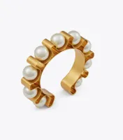 Fluted Pearl Cuff