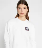French Terry Chevron Patch Crew