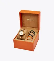 Gigi Bangle Watch, Multi-Color/Gold-Tone, 27 MM