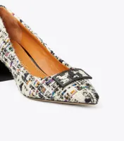 Gigi Tweed Pointed-Toe Pump