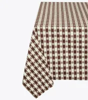 Gingham Tablecloth, 120" x 70"