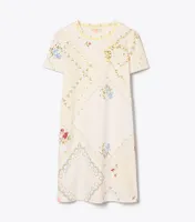 Handkerchief Printed T-Shirt Dress