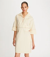 Heart Logo Poplin Shirtdress