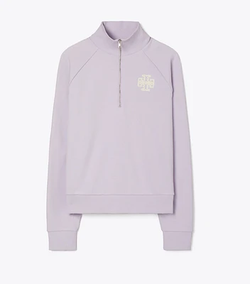 Heavy French Terry Half-Zip Sweatshirt