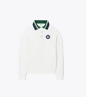 Heavy French Terry Polo Sweatshirt