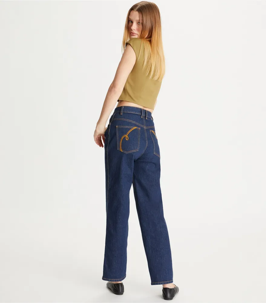 High-Rise Straight Jean