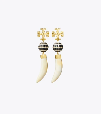 Horn Drop Earring