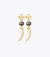 Horn Drop Earring